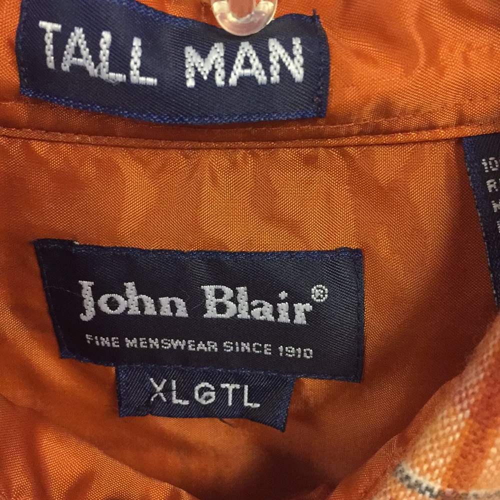 Unisex Button Down W/Custom Sewn Elephant Detail - image 3